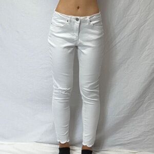 Copper Key Low Rise White Skinny Jeans